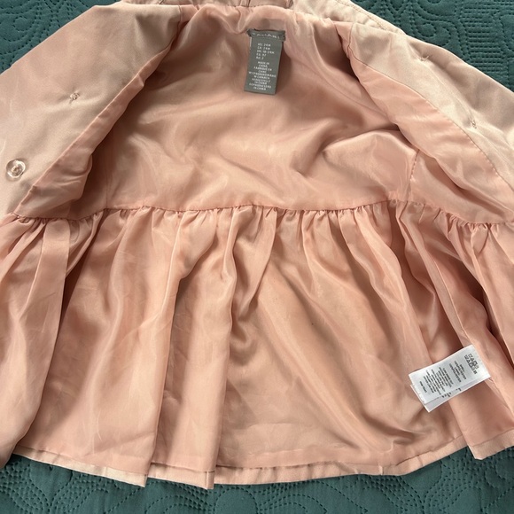 Tahari Light Pink Kids Pea Coat - Picture 6 of 9